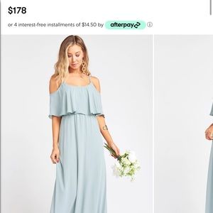 Show Me Your Mumu Caitlin Ruffle Maxi - bridesmaid